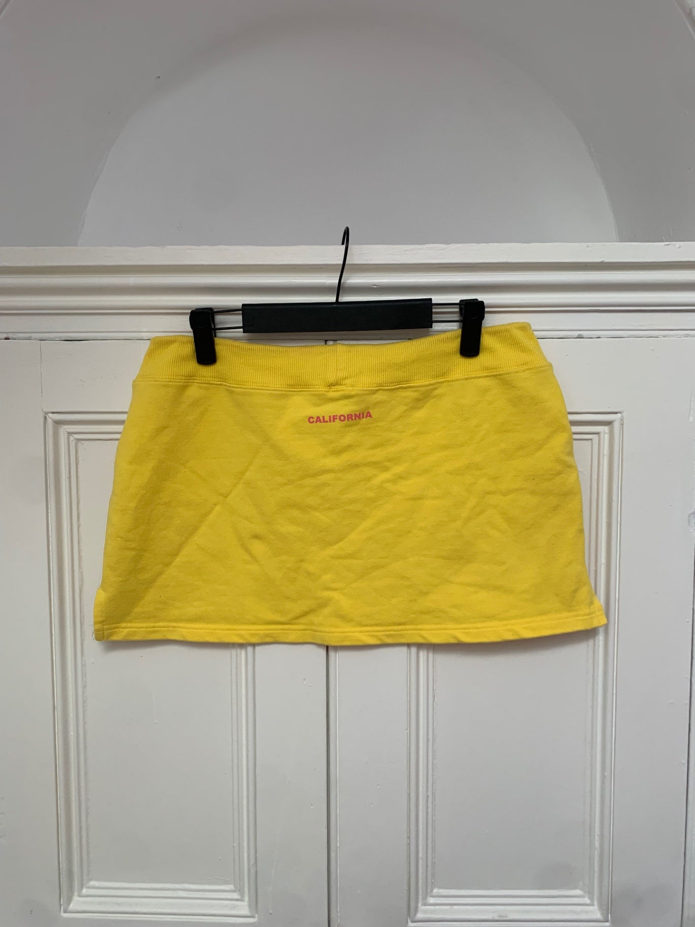 95% cotton drawstring mini skirt 
