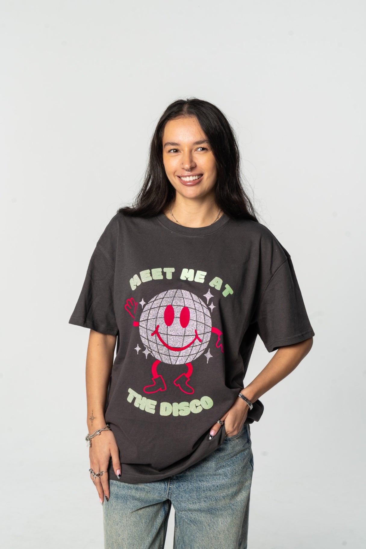 Disco Dave Tee - Grey