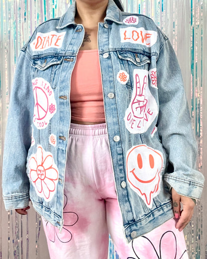 Hippie Heart denim jacket - 2