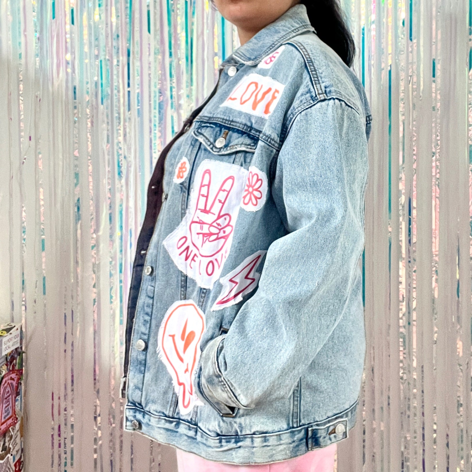 Hippie Heart denim jacket - 2