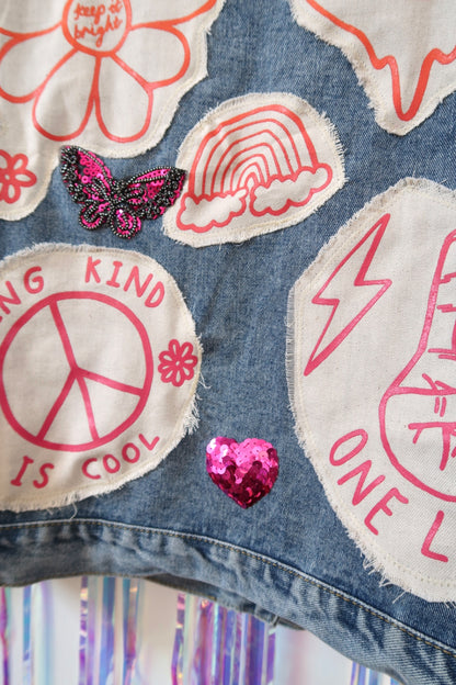 Hippie Heart denim jacket - 3