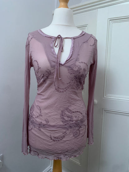 vintage romantic promod top 
