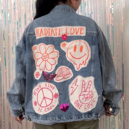 Hippie Heart denim jacket - 3