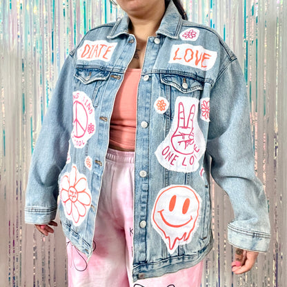 Hippie Heart denim jacket - 2