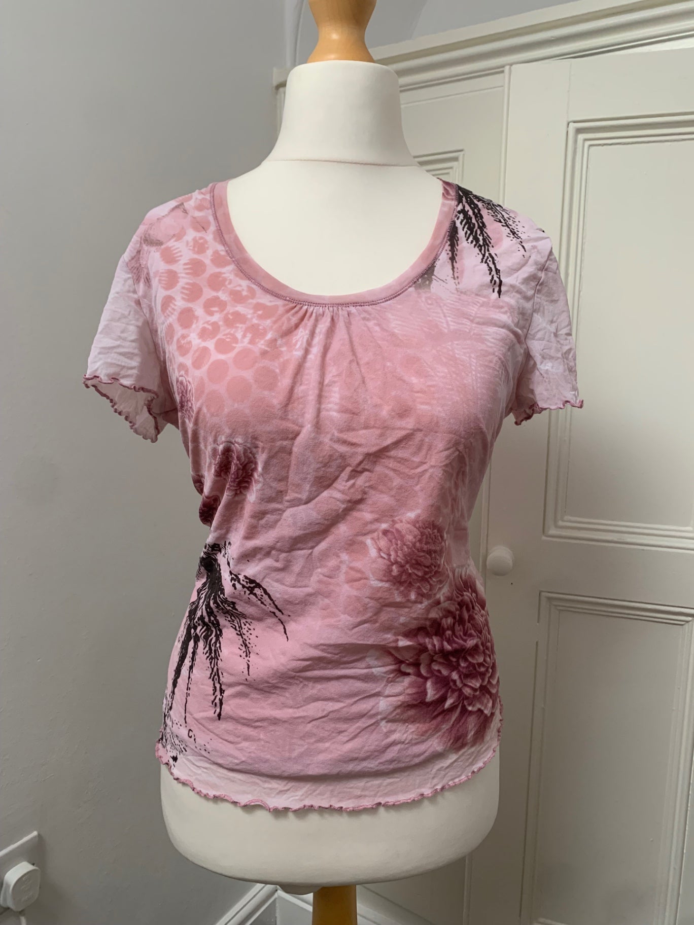 vintage pink taifun top 