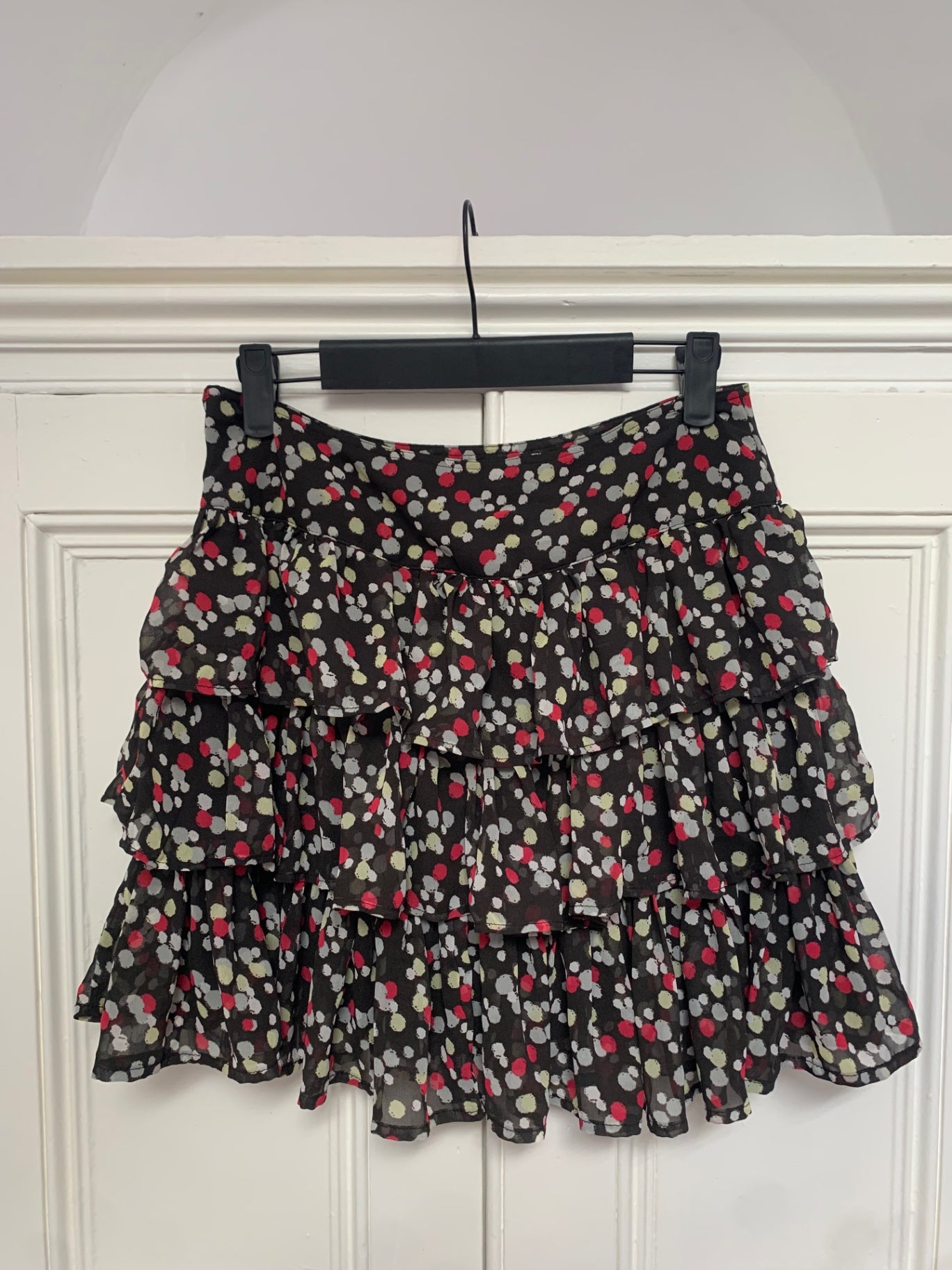 vintage 3 suisses polka dot rara skirt