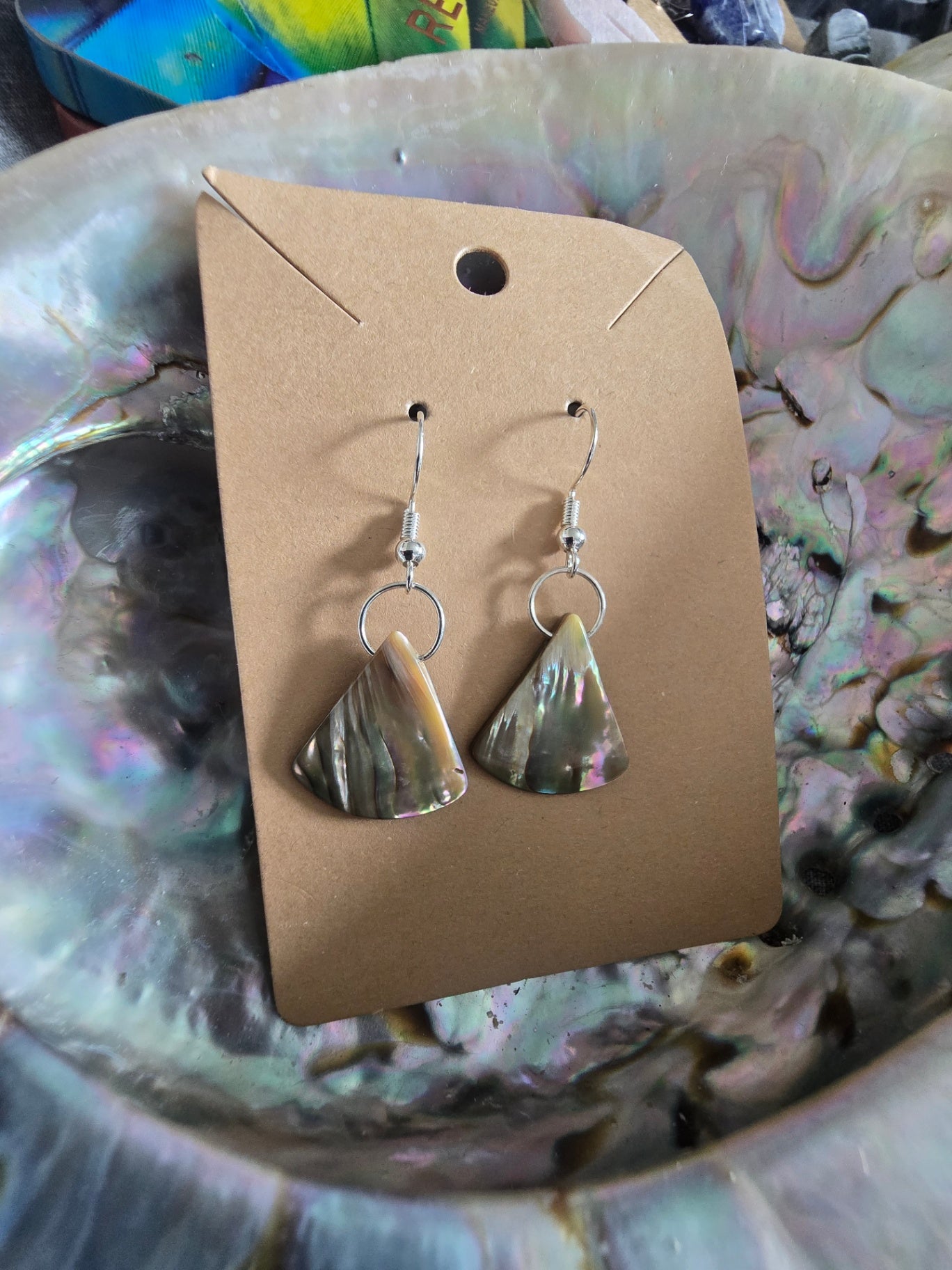 Abalone earrings