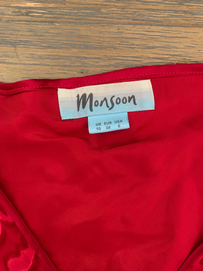 vintage monsoon silk dress 