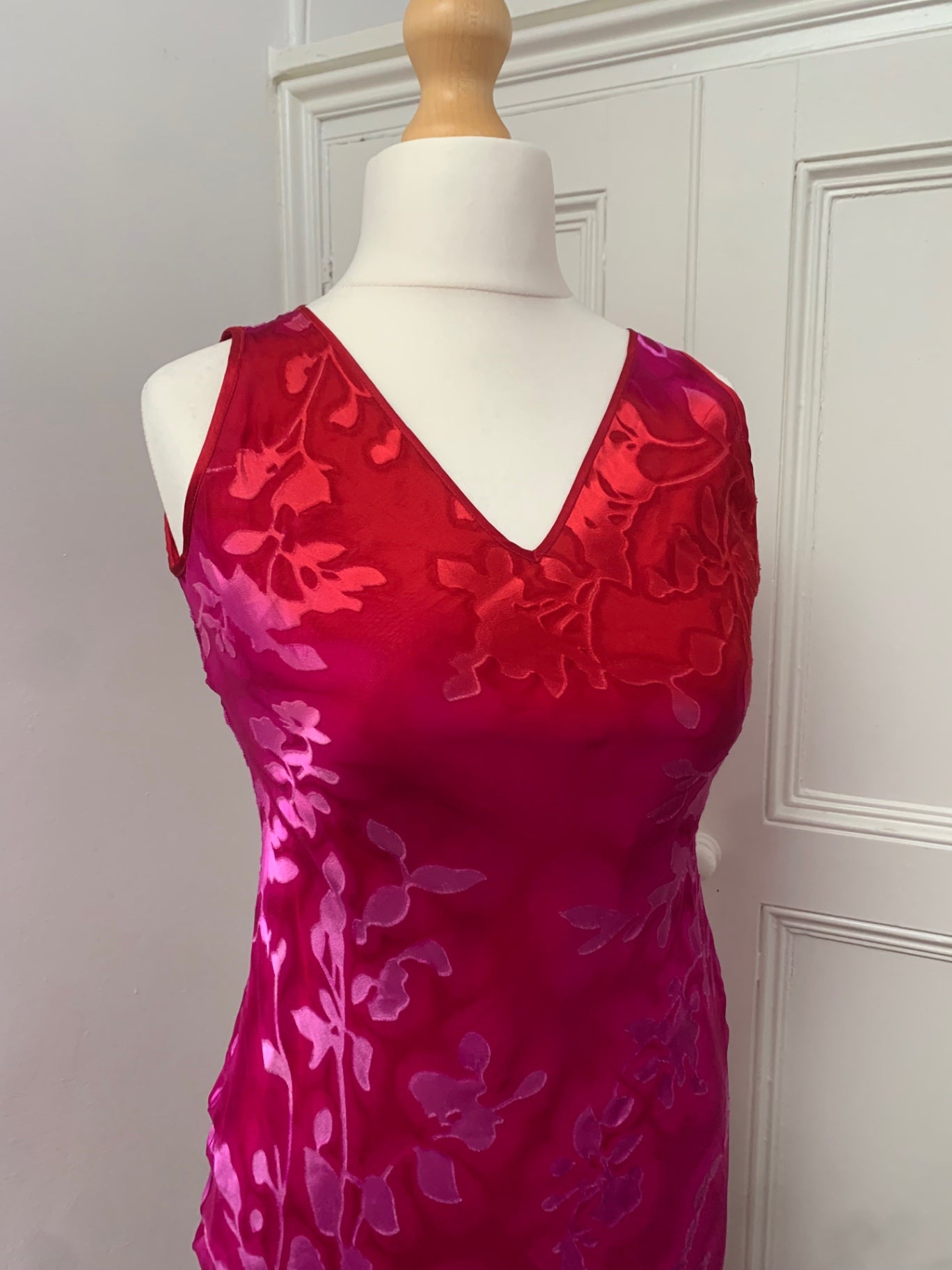 vintage monsoon silk dress 