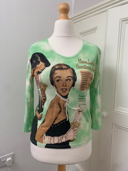 vintage hollywood style top 