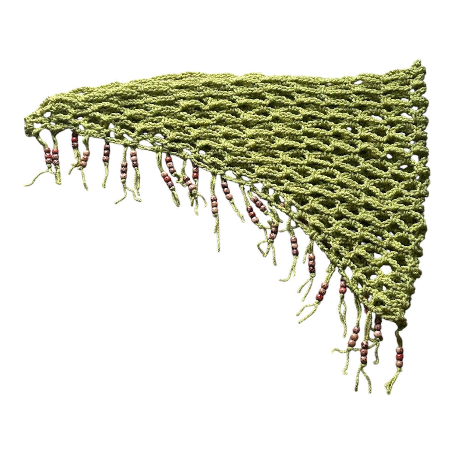Green Crochet wrap around 