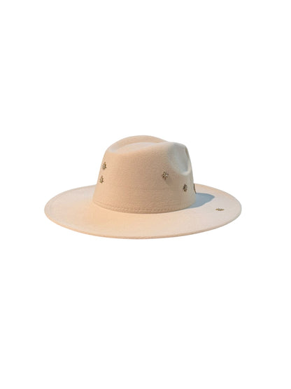 Starlight Cream Fedora Adjustable 
