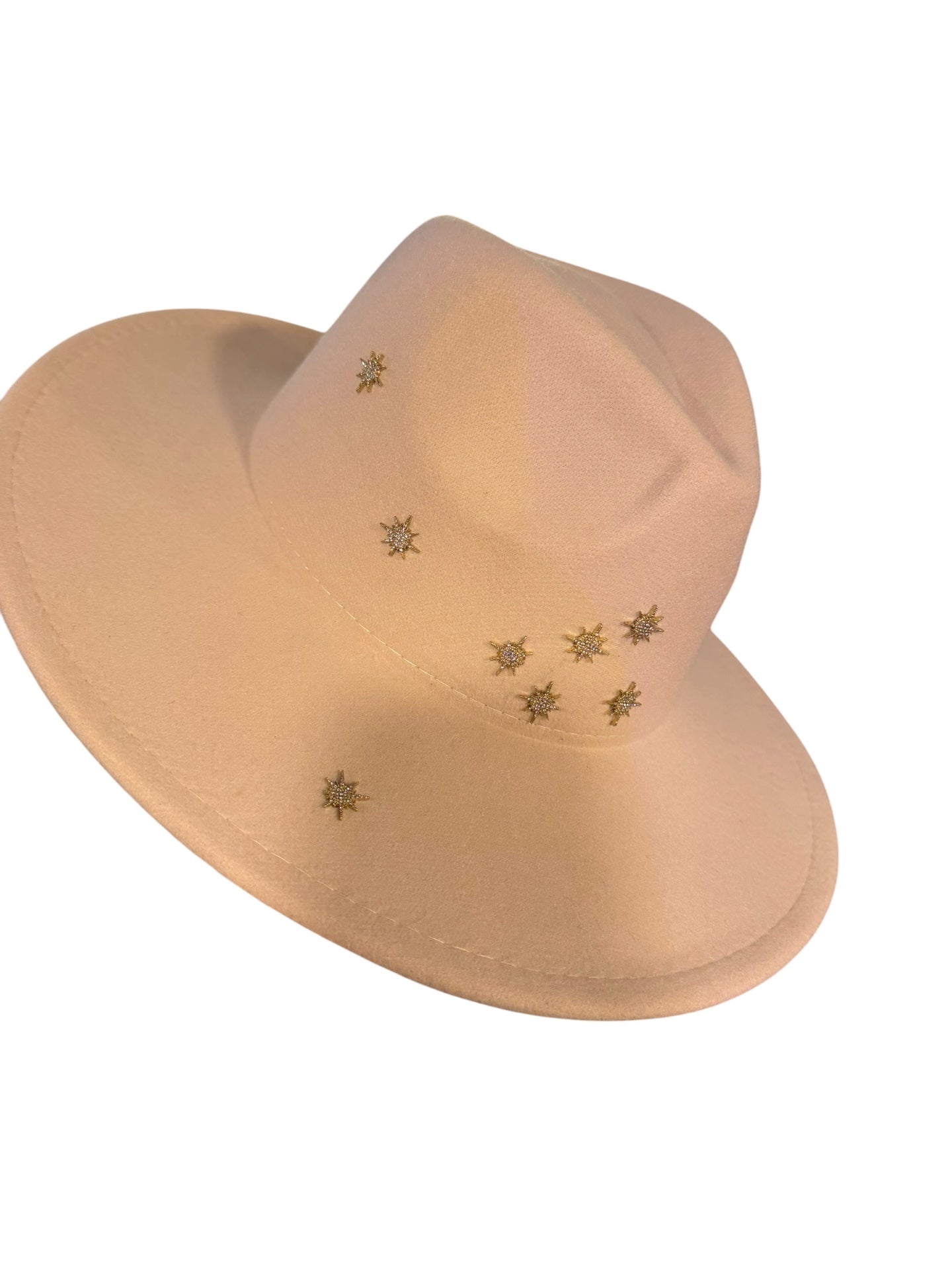 Starlight Cream Fedora Adjustable 
