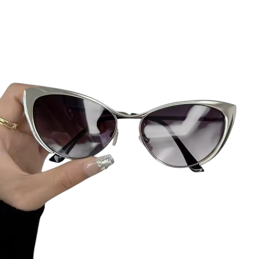 Venus Cat Eye Sunglasses Silver