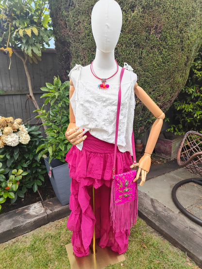Es cana organic cotton hi low skirt 