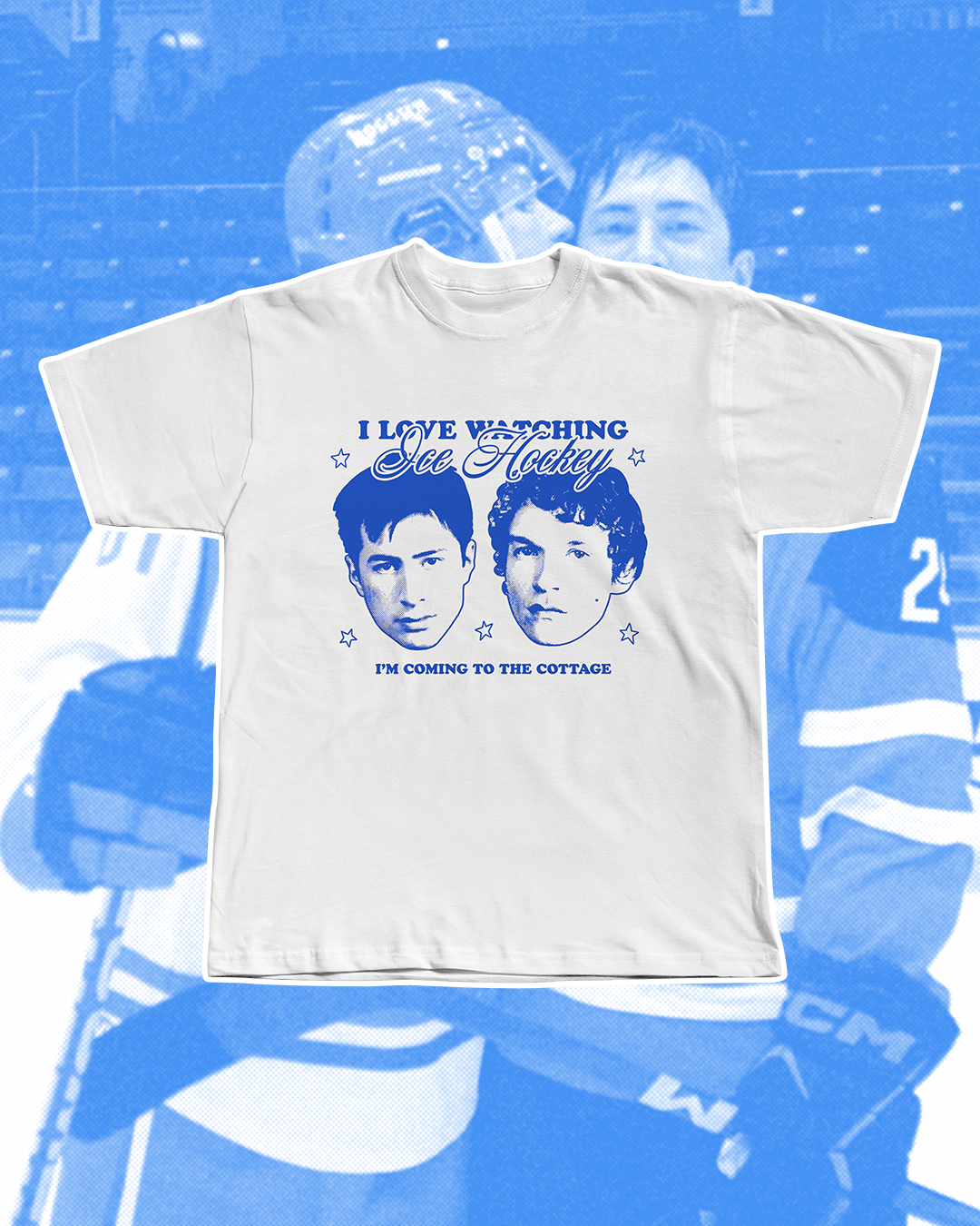 I Love Watching Ice Hockey Heated Rivalry T-Shirt - Large
