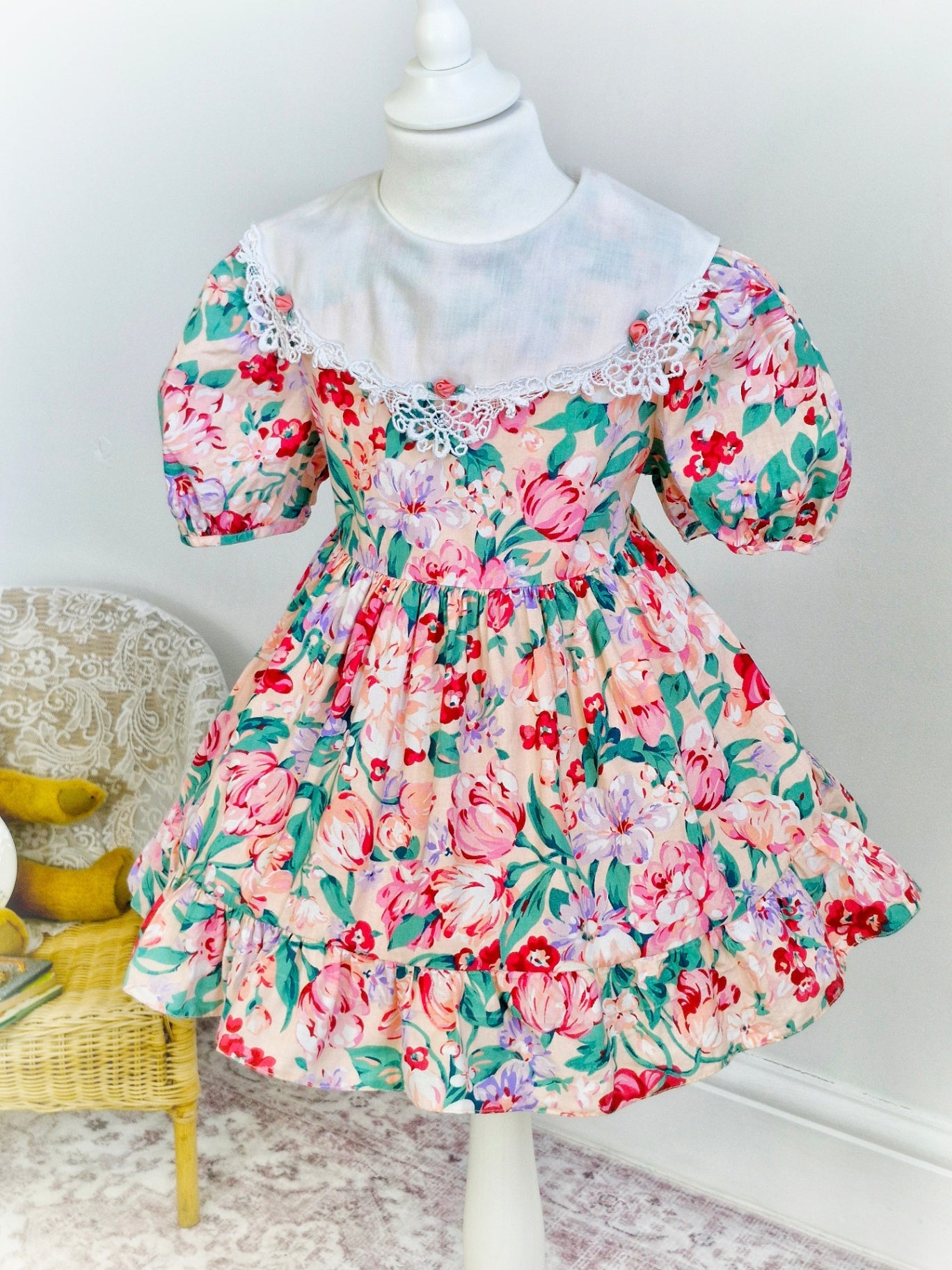 3 years, vintage Bonnie Jean dress