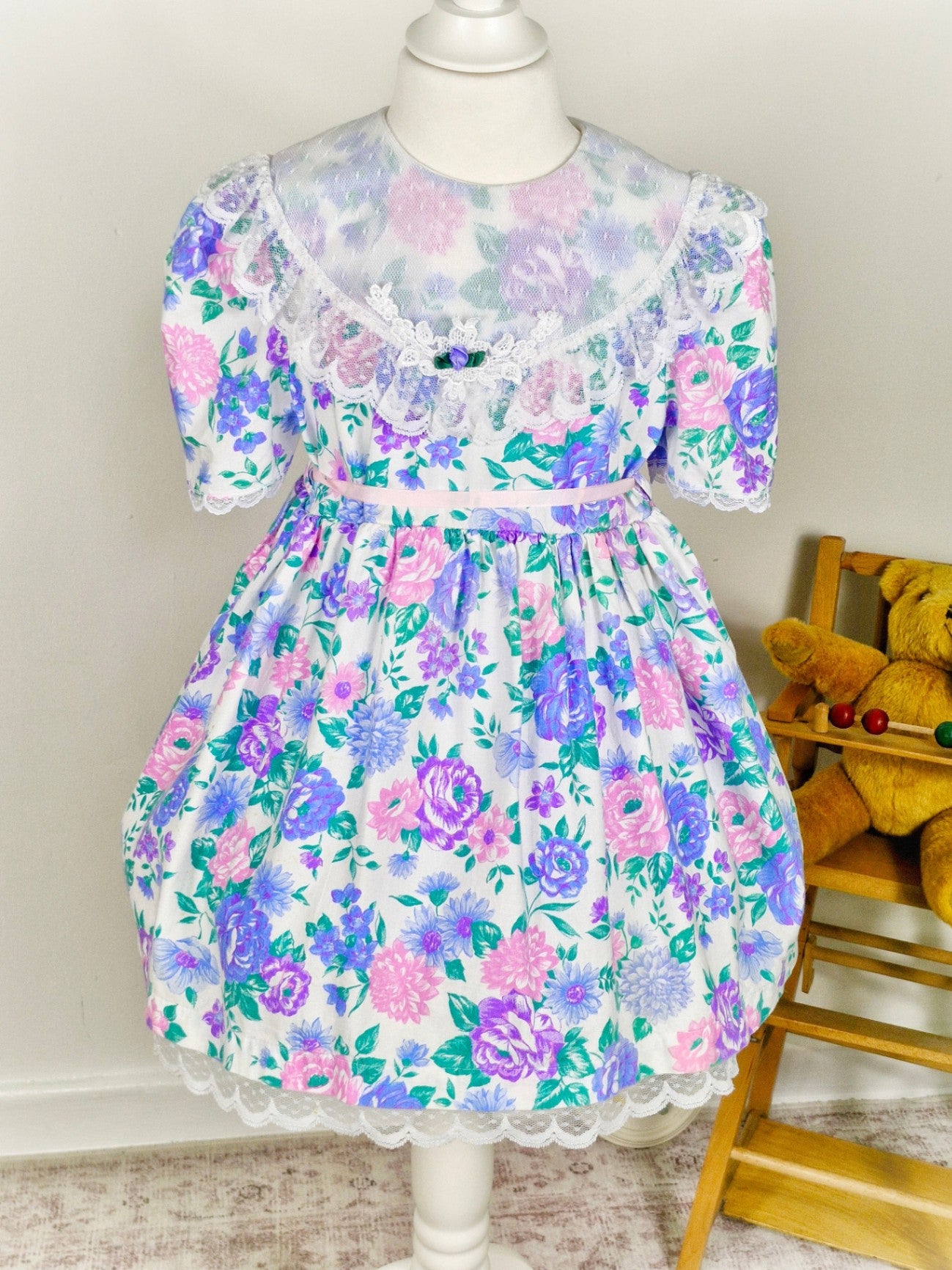 4-5 years, vintage dress by Celeste