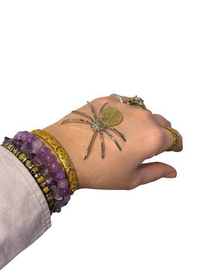 Citrine Spider Talisman