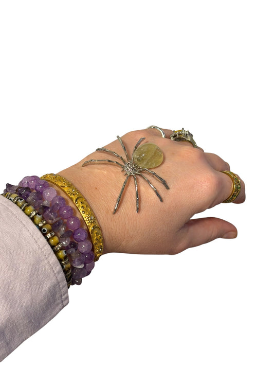 Citrine Spider Talisman