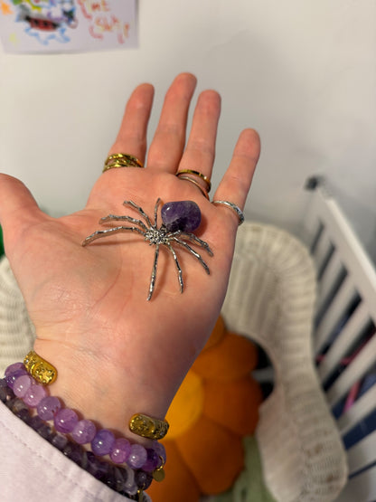 Amethyst Spider Talisman