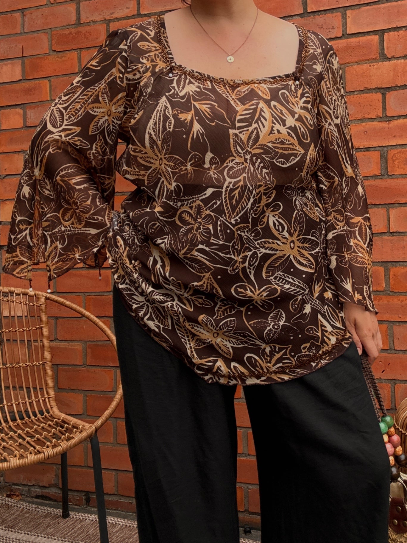 Vintage Kaleidoscope Top