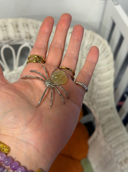 Citrine Spider Talisman