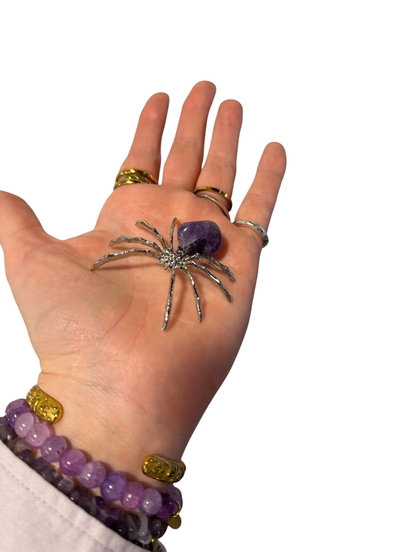 Amethyst Spider Talisman