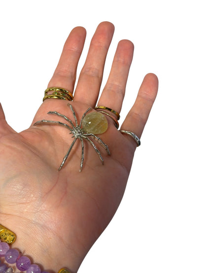 Citrine Spider Talisman
