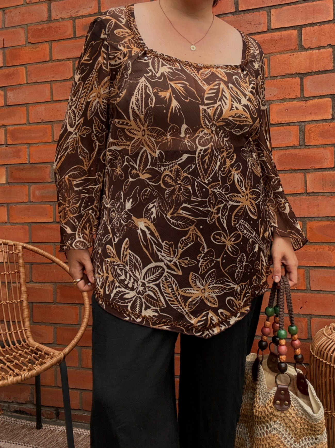 Vintage Kaleidoscope Top