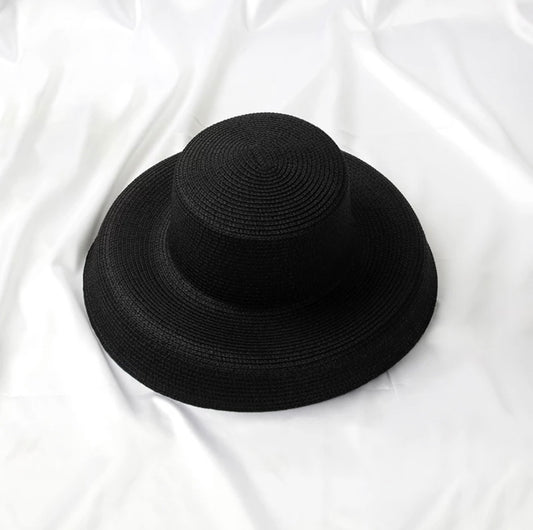 Black Hepburn Hat 