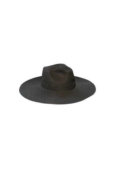 Bendable and Packable Floppy Fedora in Black