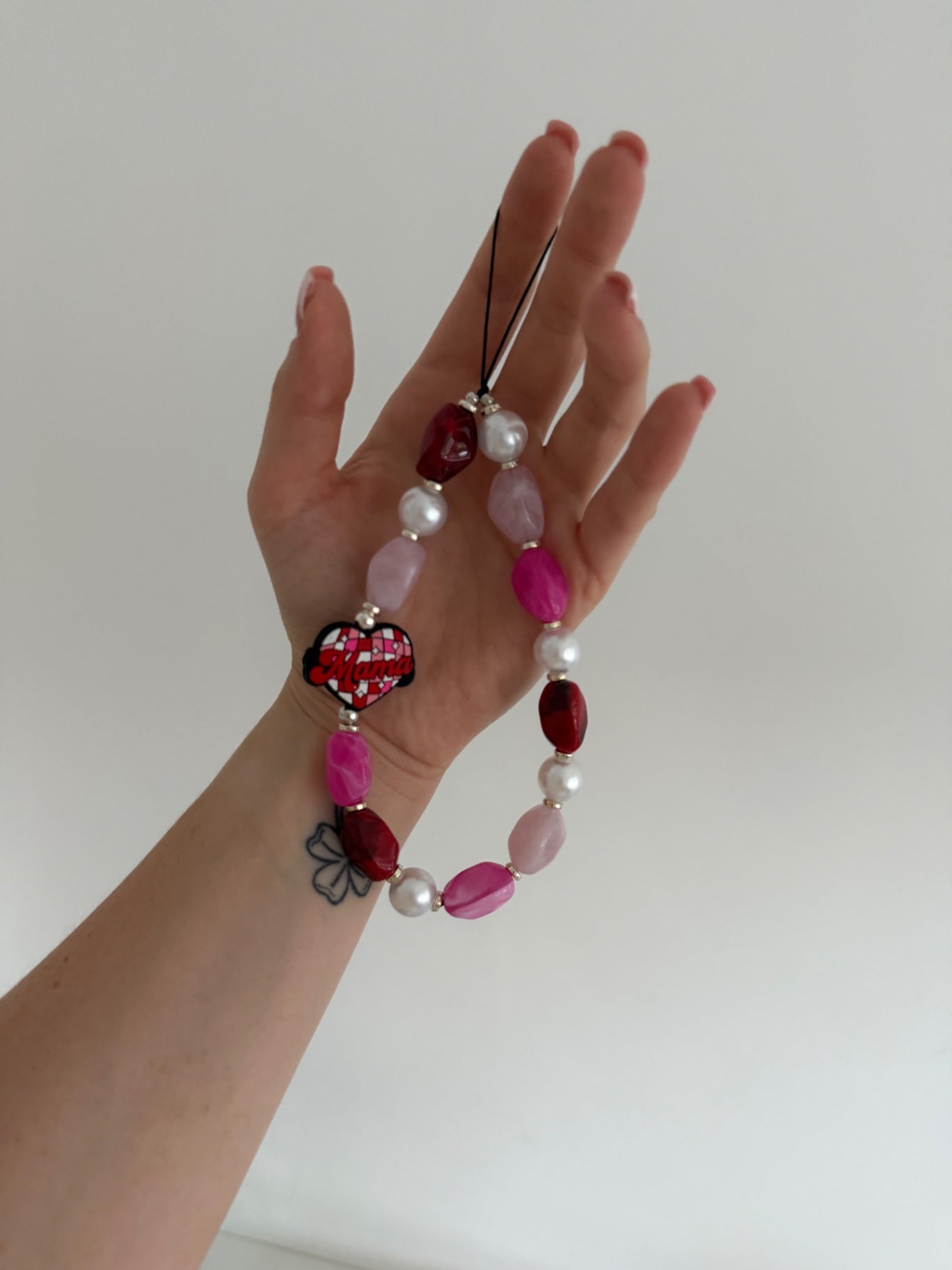 ‘Mama’ phone charm - silver