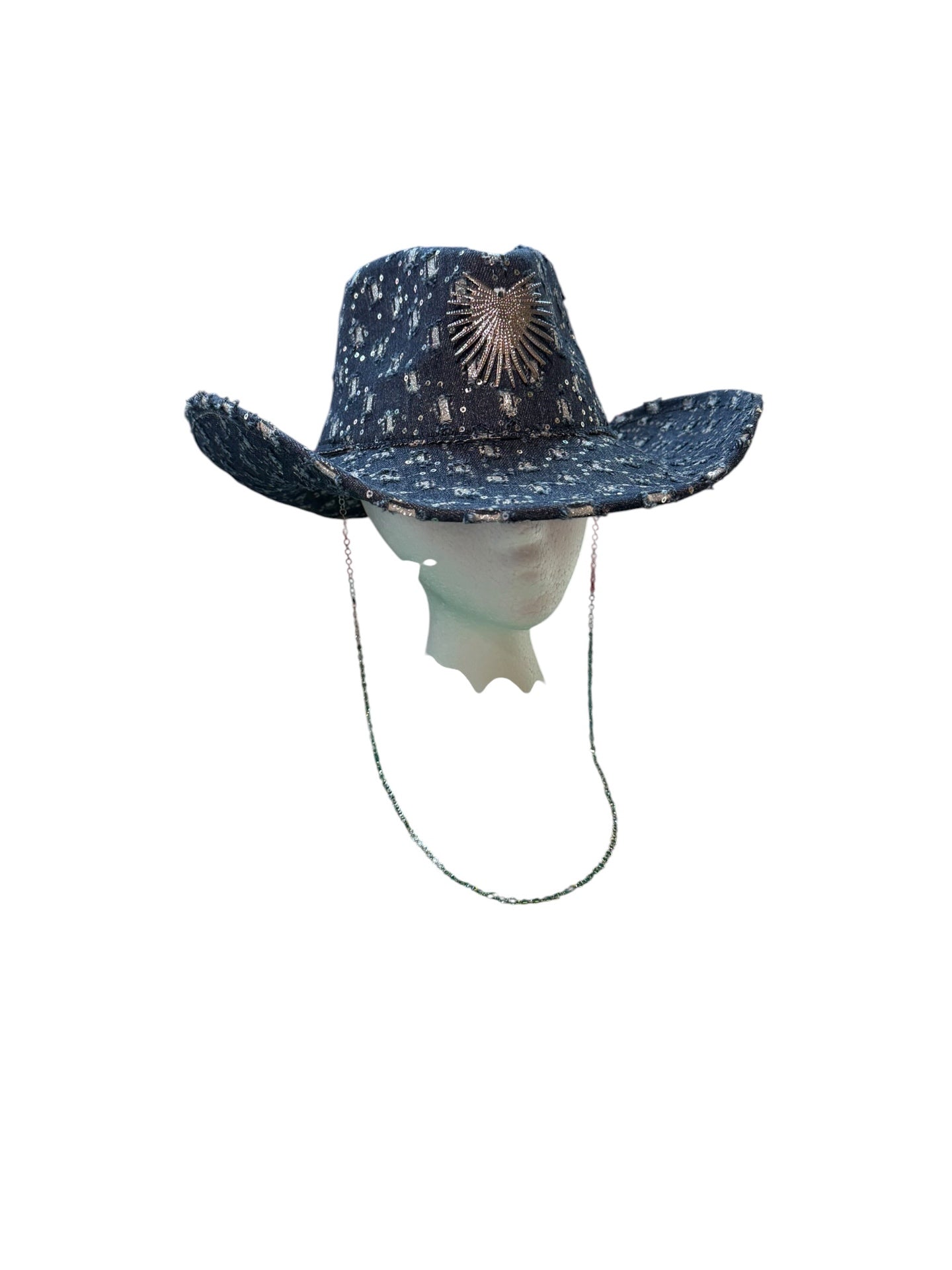 Deco Denim Cowboy Hat Dark