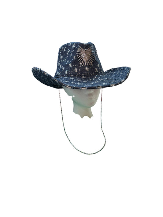 Deco Denim Cowboy Hat Dark