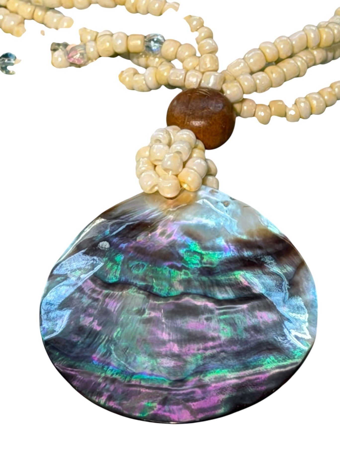 Beaded Shell Necklace 