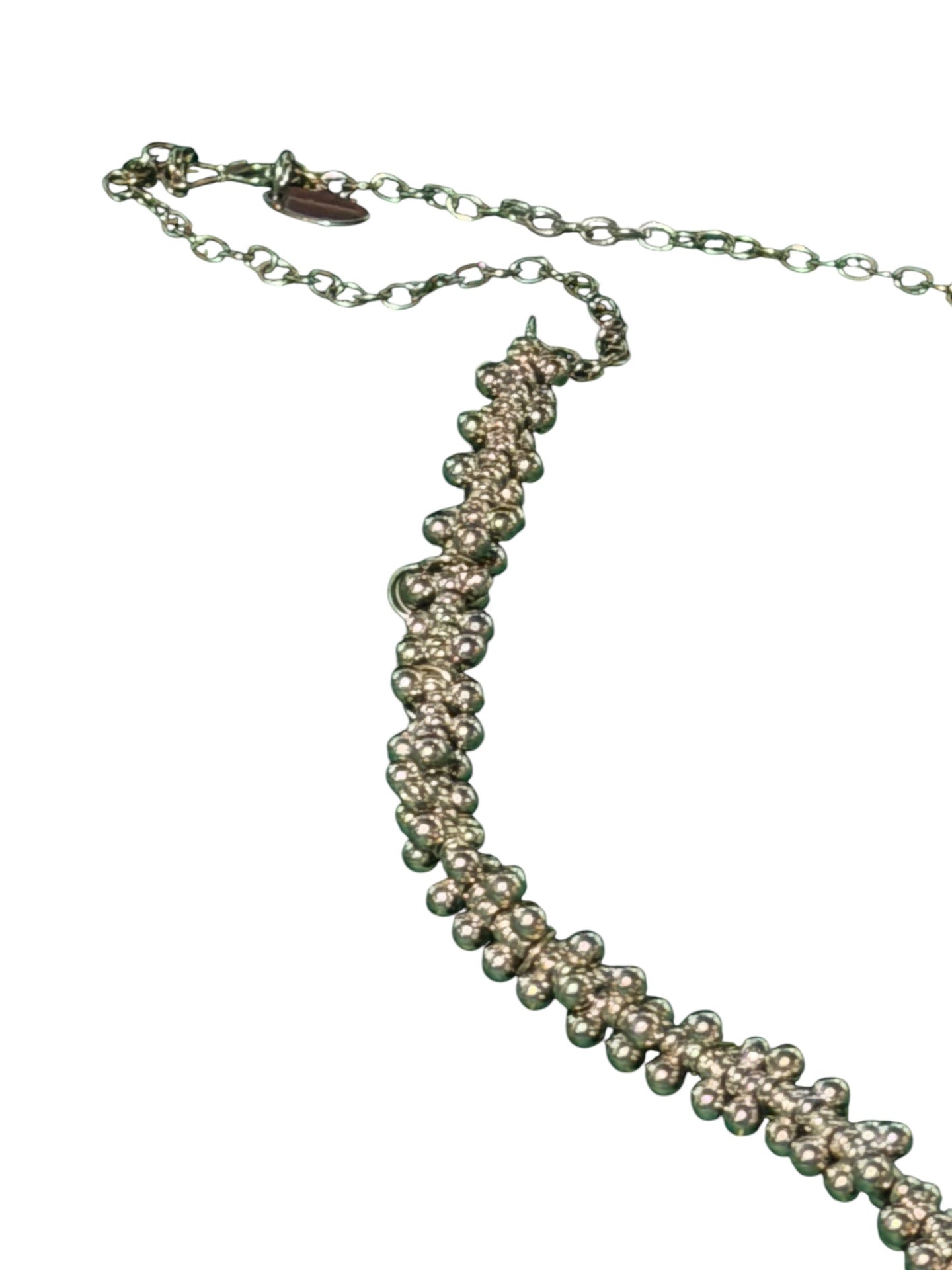 Bali Peacock Vintage Silver Necklace