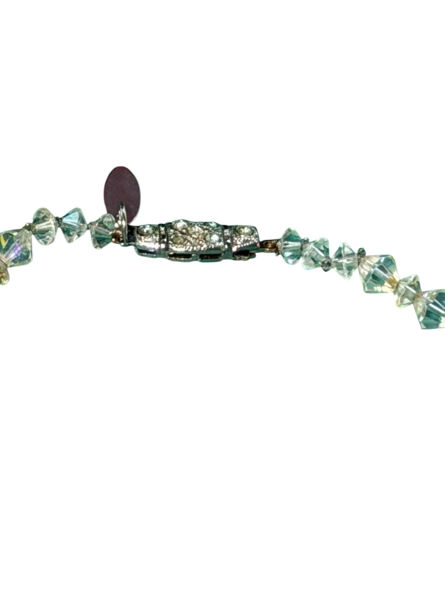 Vintage Austrian Crystal Bead Vintage Collar Necklace