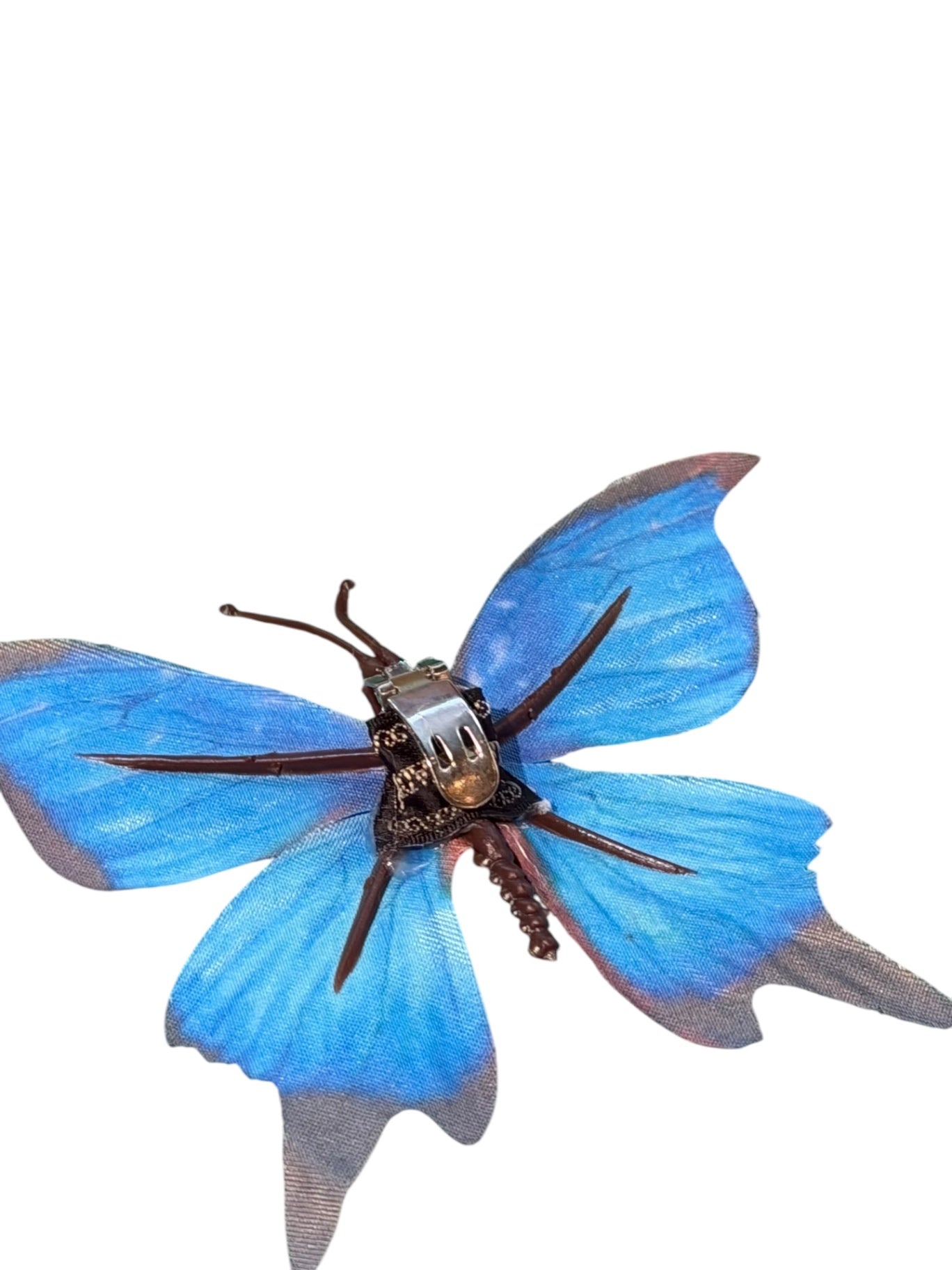 Butterfly Shoe Clips Blue