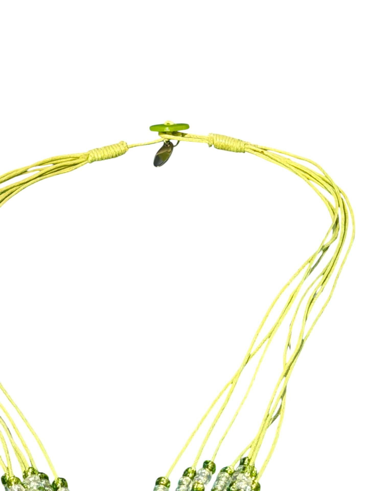 Vintage Green Shell Necklace