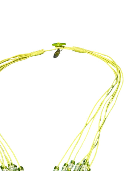 Vintage Green Shell Necklace