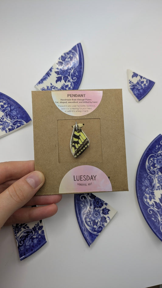 Pendant | Made from Vintage Plates
