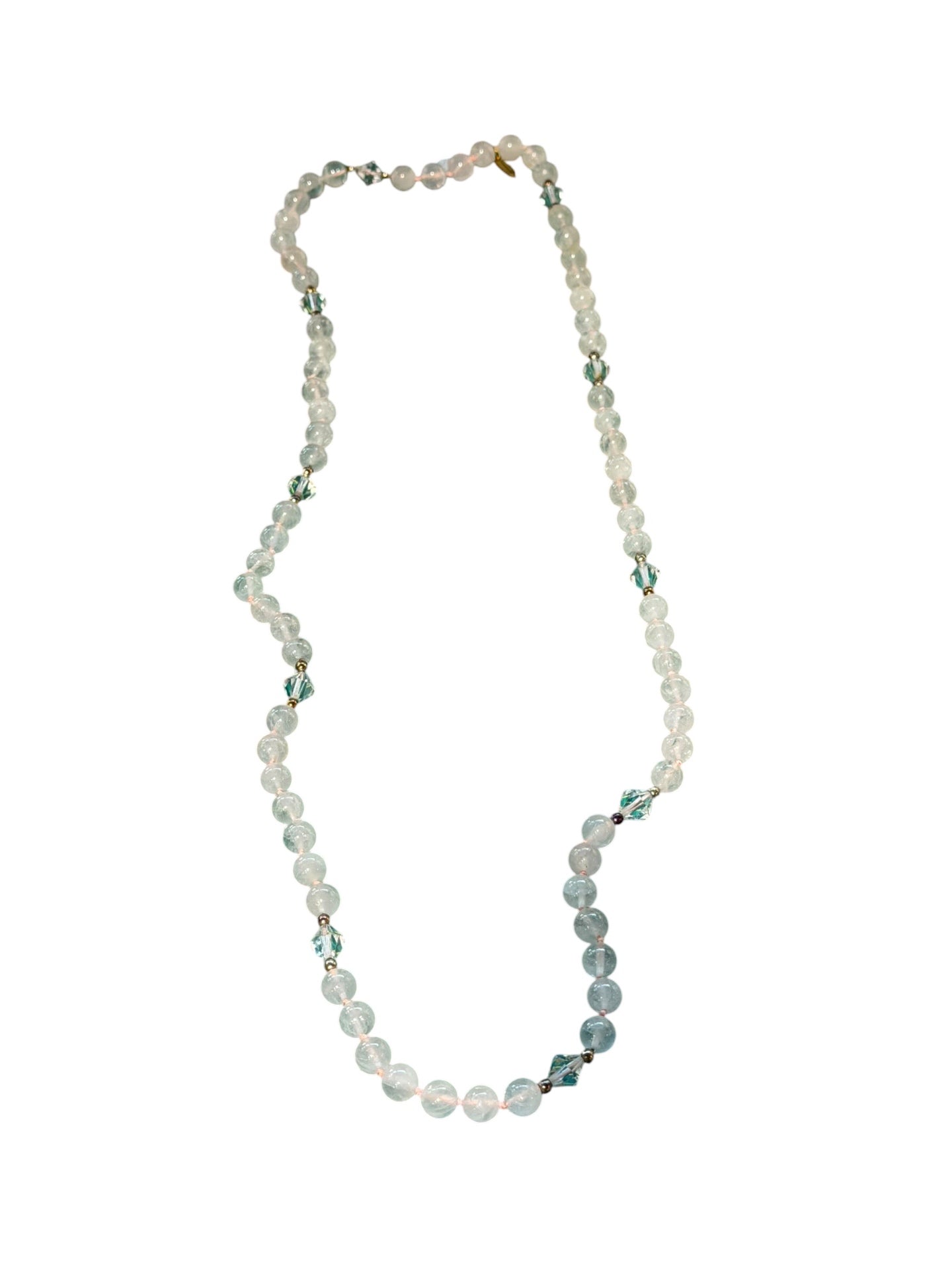 Rose Quartz Bead Necklace 