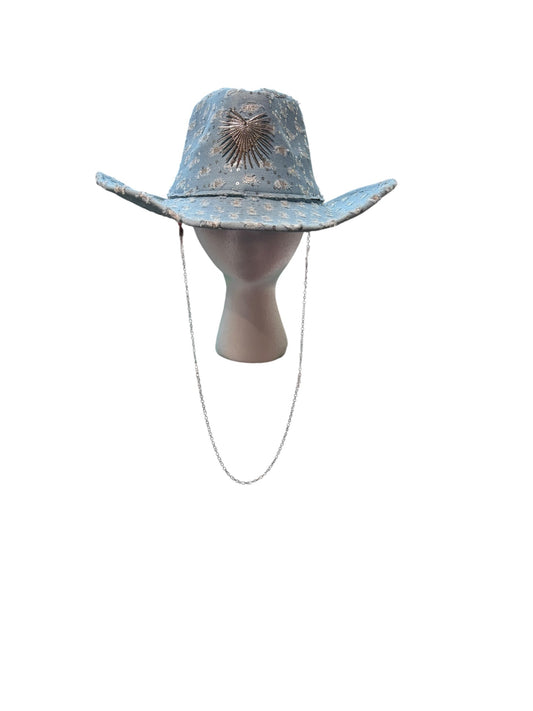 Deco Denim Cowboy Hat Light