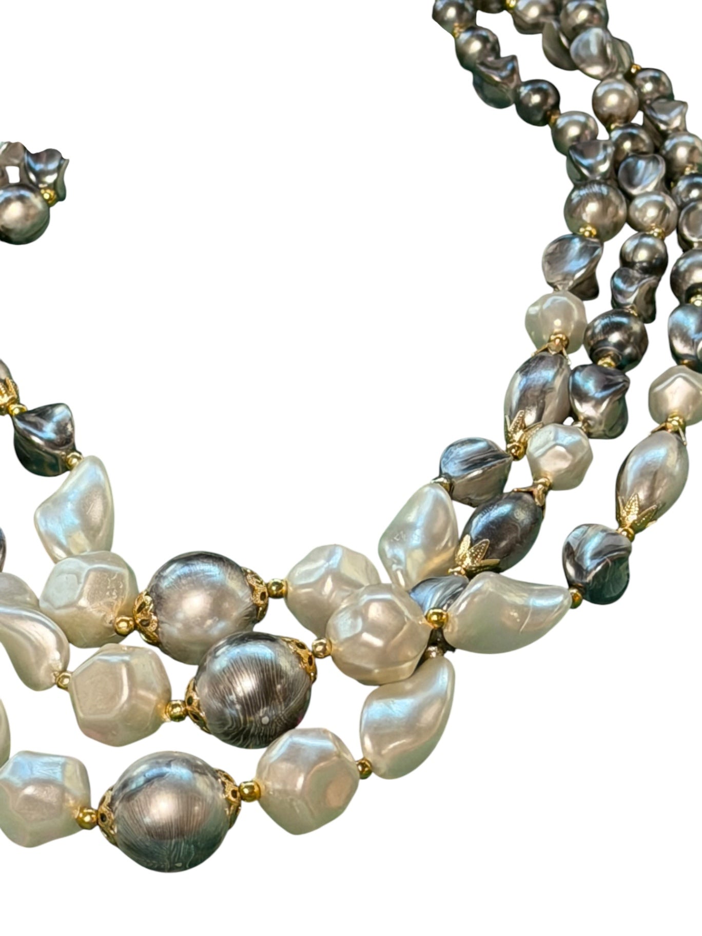 Vintage Faux Pearl Necklace