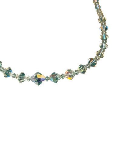 Vintage Austrian Crystal Bead Vintage Collar Necklace