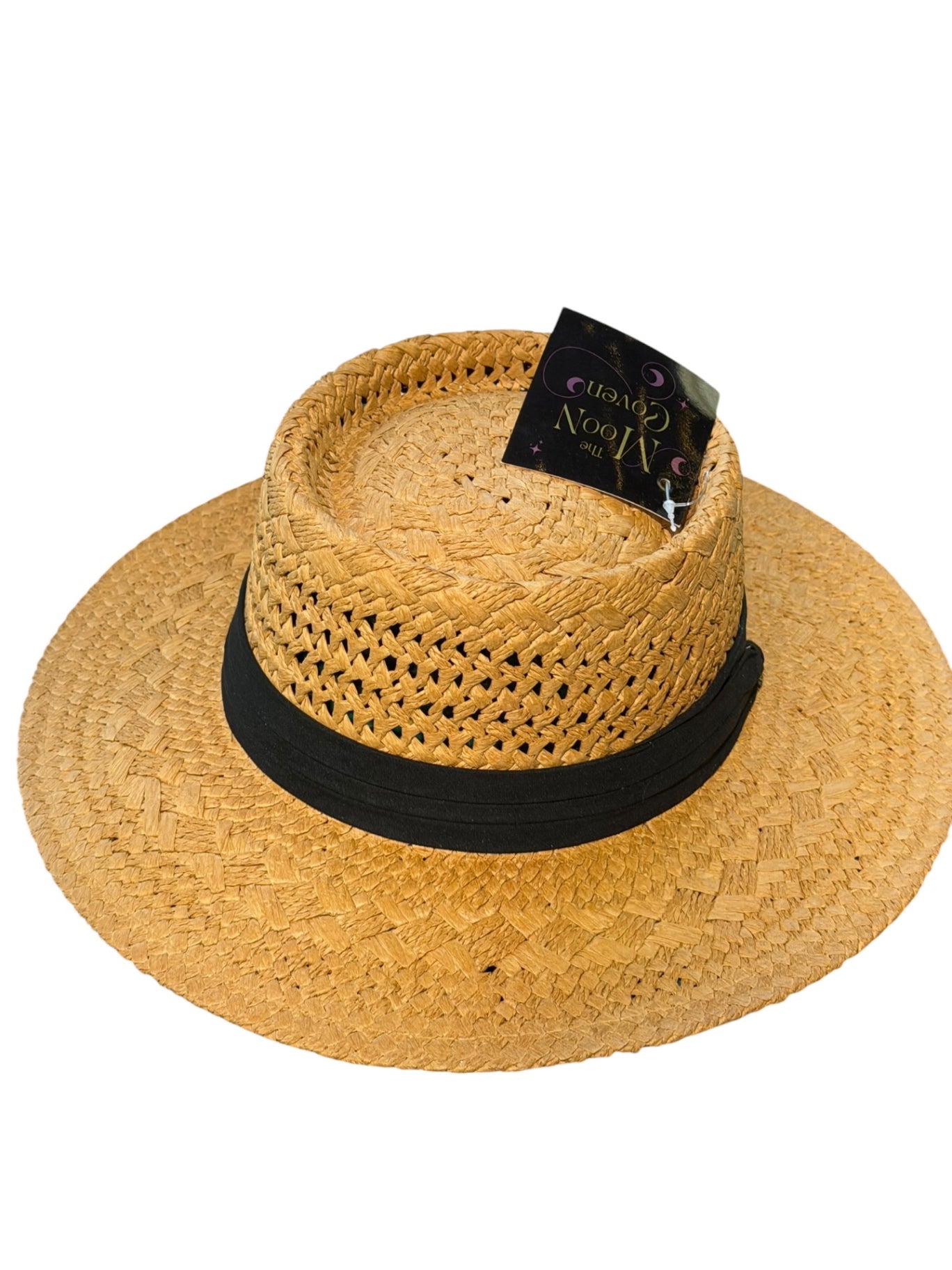 Straw bowler Hat Adjustable 