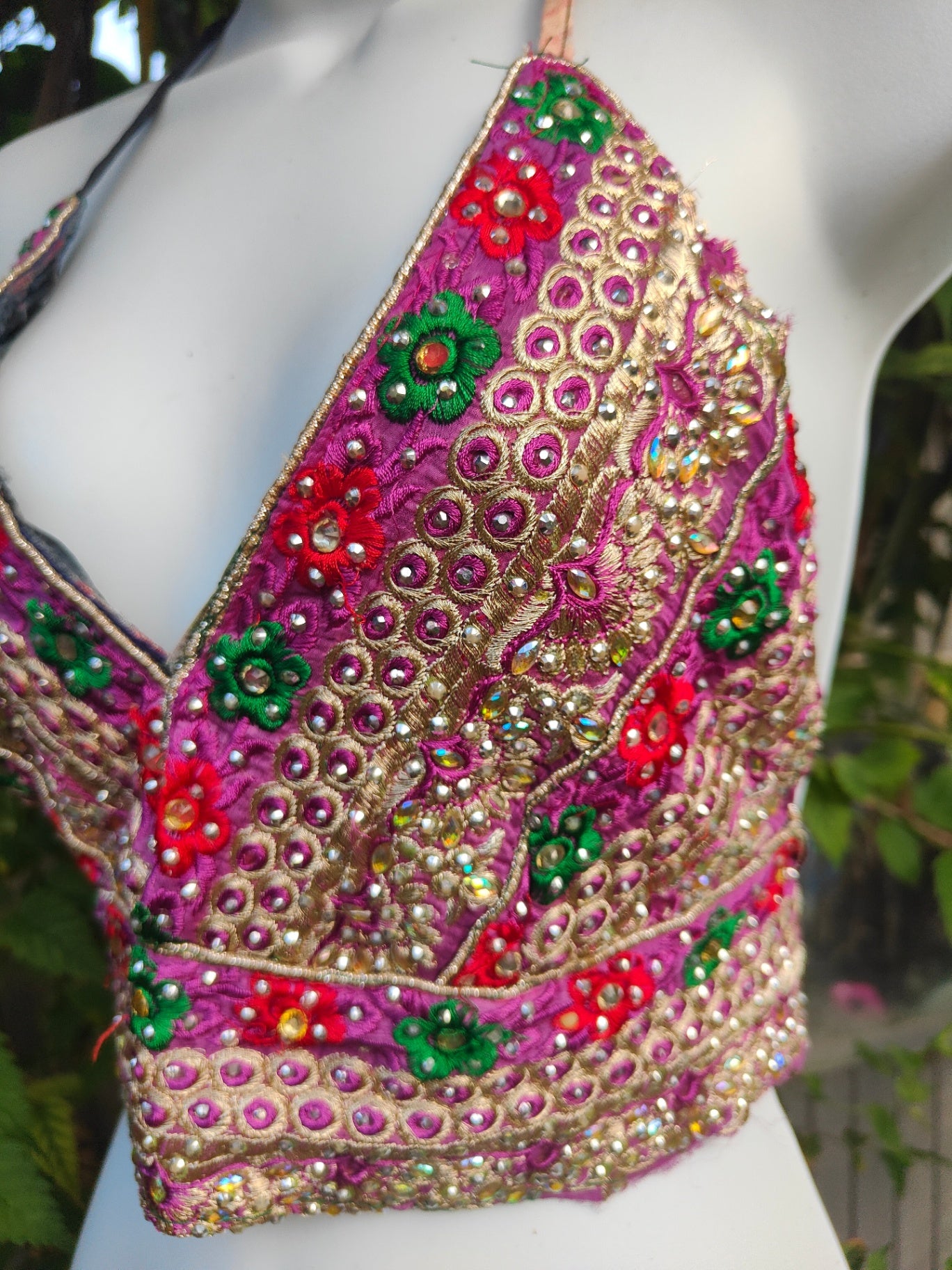 Halter Jewel Bralette Top