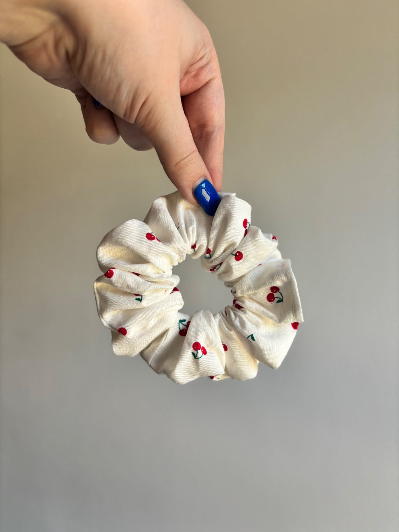 Mini Cherry Scrunchie