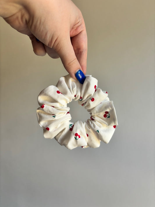 Mini Cherry Scrunchie